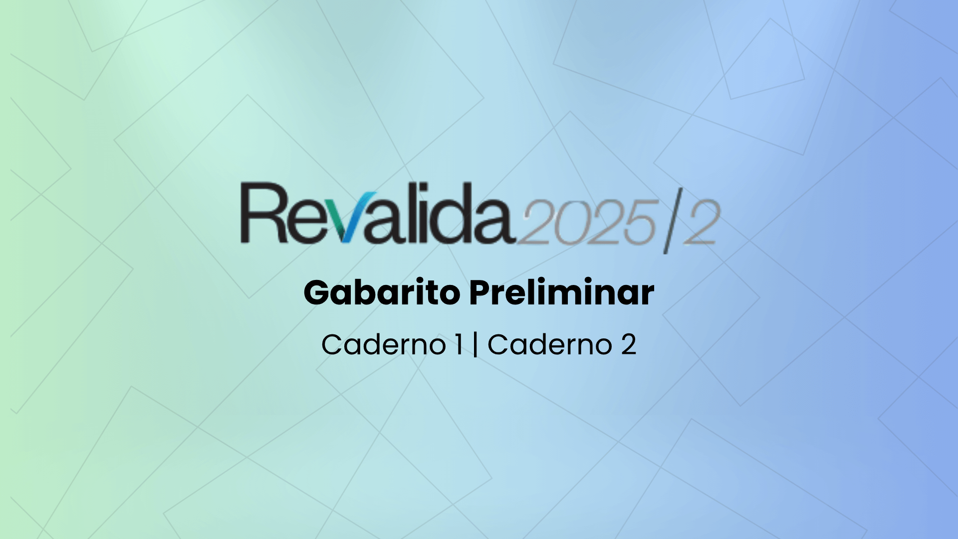 Gabarito Preliminar 2025.2