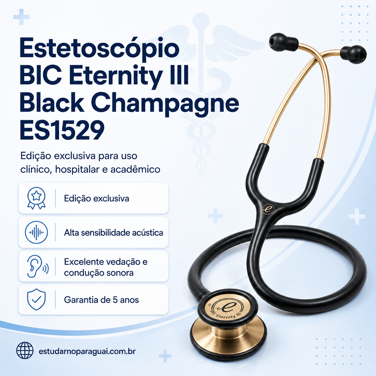 Estetoscópio Bic Eternity III