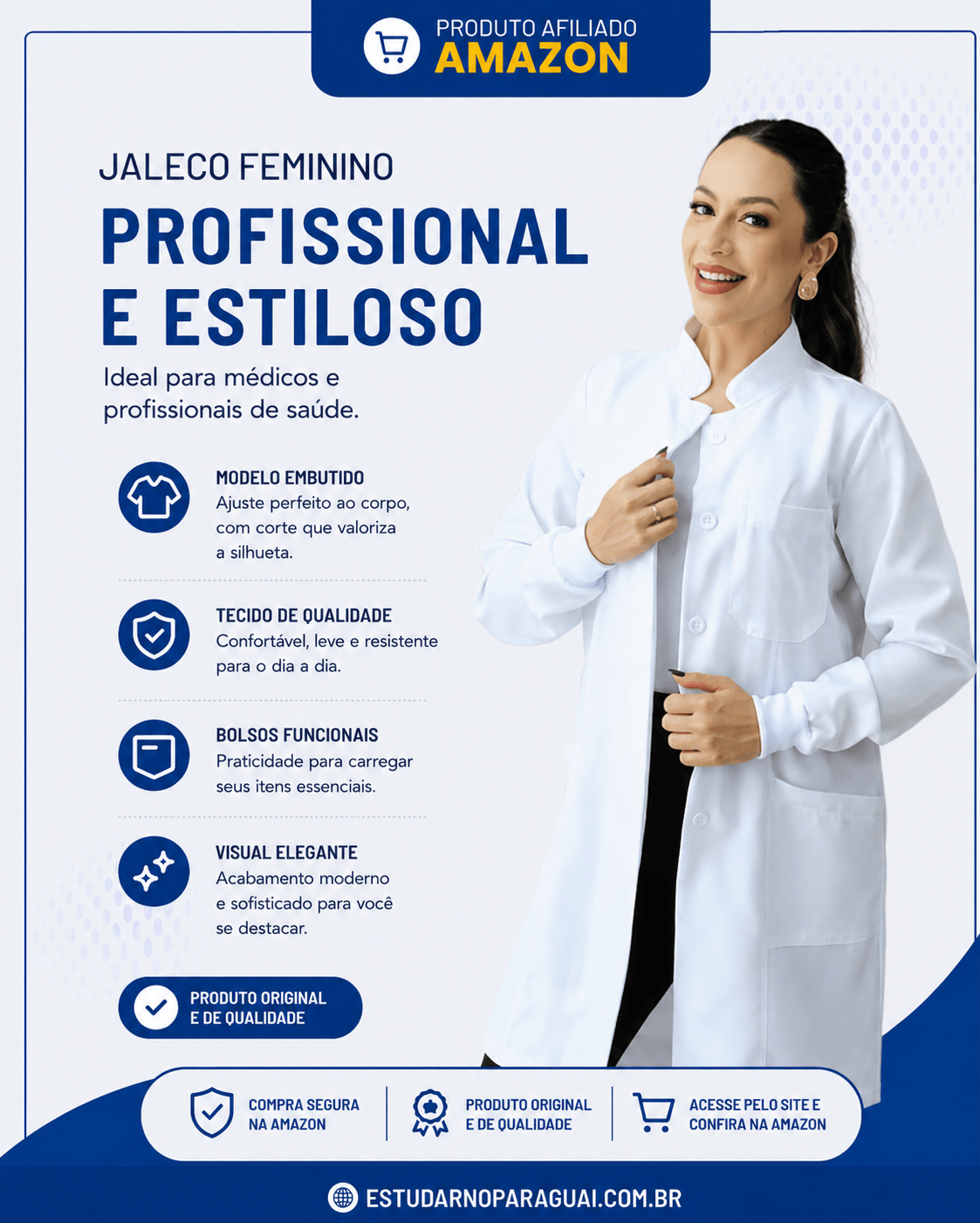 Jaleco Feminino